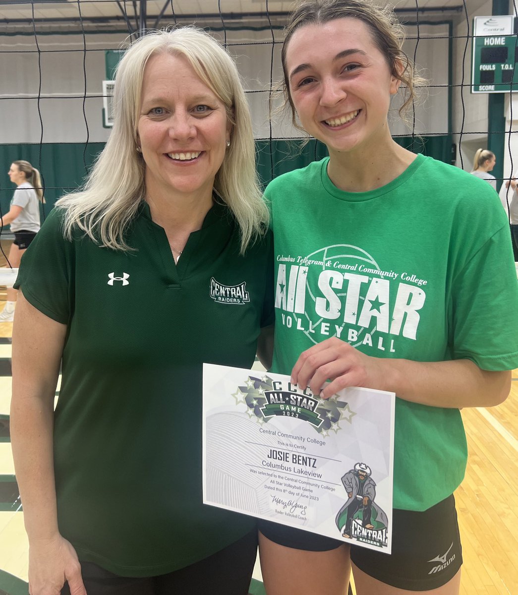 Excited for this All-Star to be in a Raider uniform! Good work Josie! 💪🏻🏐💪🏻
