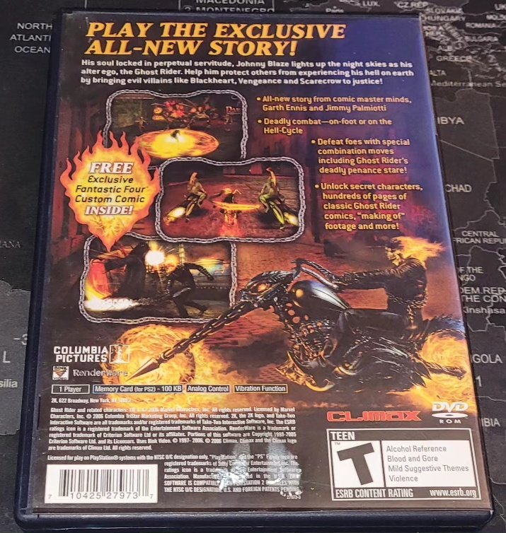 Ghost Rider for the Sony PlayStation 2. 😏

#retro #retrogame #retrogames #retrogamer #retrogamers #retrogaming #retrogaminglife #game #games #gamer #gamers #gaming #gaminglife #videogame #sony #PlayStation #PlayStation1 #PlayStation2 #PlayStation3 #PlayStation4 #playstation5