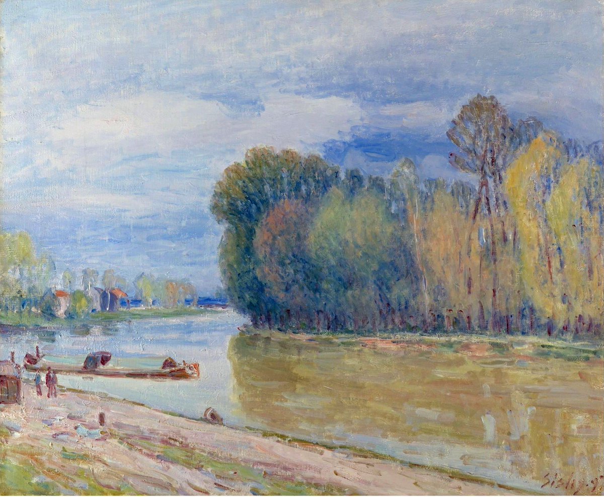 Alfred Sisley (1839–1899)
The Channel of Loing in Spring - Morning
1897
Oil on canvas
Private collection
#Impressionism #Masterpiece #Painting #Artist #ArtHistory #Artwork #Museum #Art #Kunst #Arte #BeauxArts #FineArt #Landscape #Sisley #FrenchArt