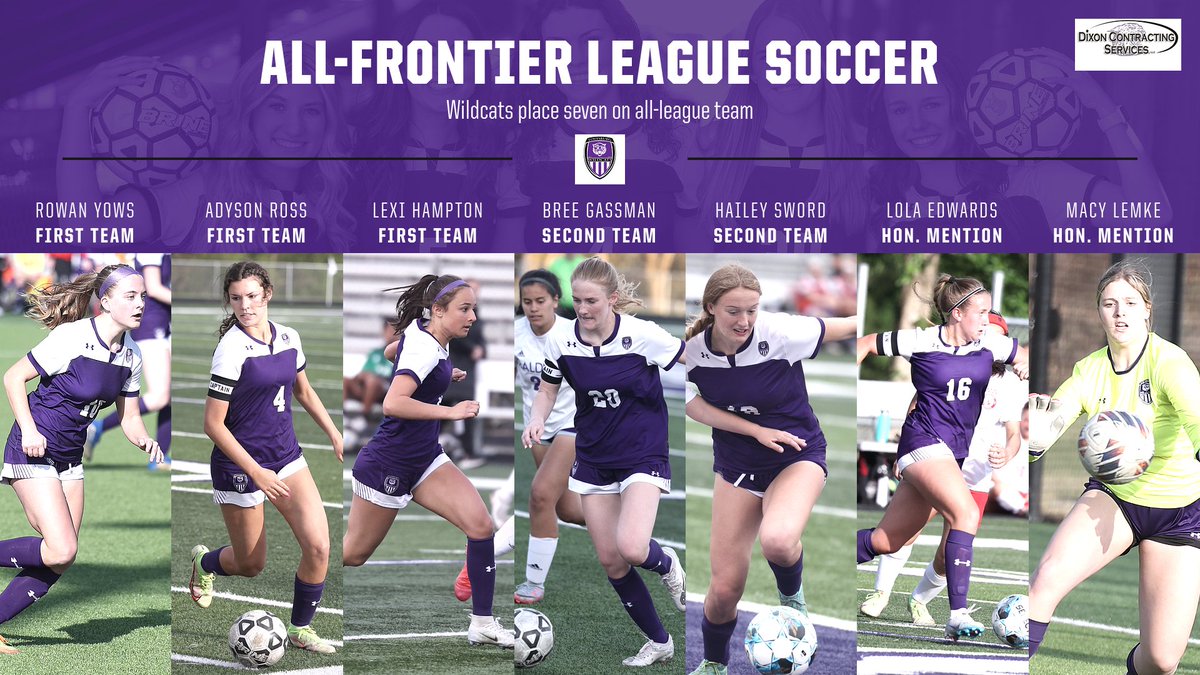 Louisburg girls soccer racked up postseason honors as the Wildcats earned seven all-league selections. They followed it up with seven more all-state selections earlier this week. Rowan Yows, Lexi Hampton and Adyson Ross were awarded first team all-league. louisburgsportszone.com/2023/06/wildca…