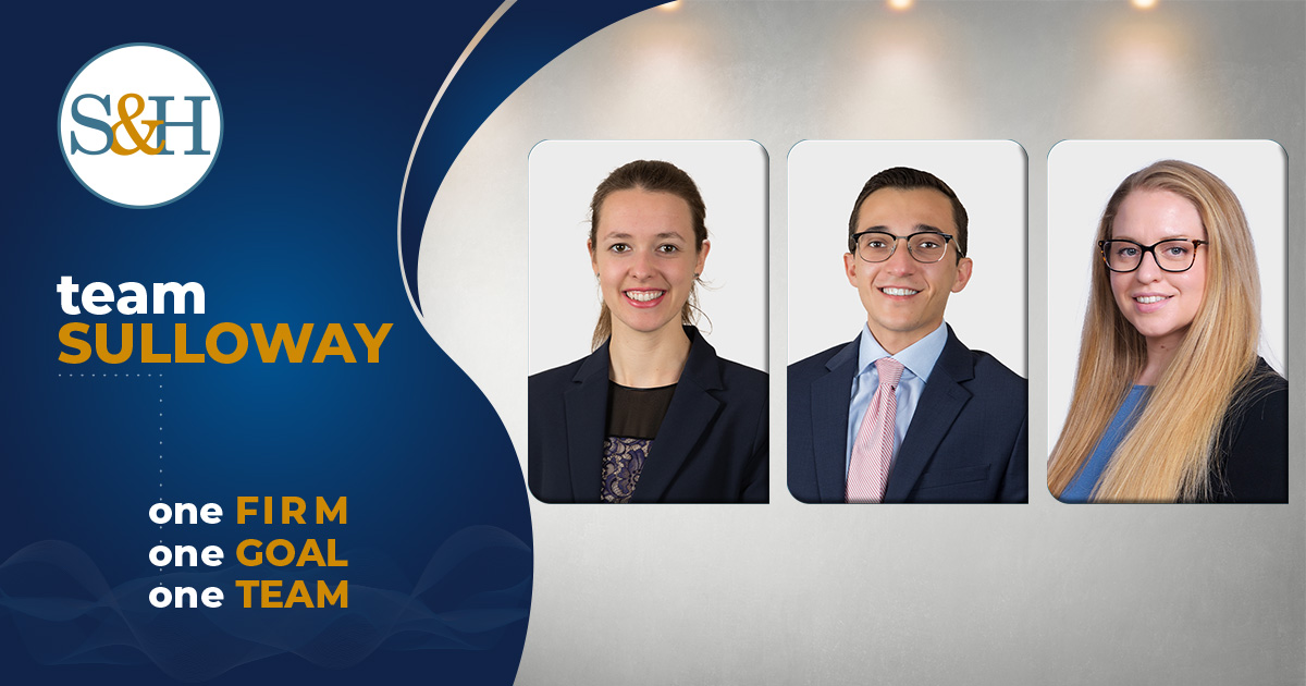 Welcome to our three Summer Associates, Eva Scheiwe, Elijah Santos and Emily Pinner.
We’re excited to work with these talented future lawyers and cannot wait to see all the amazing things they will accomplish during their time with us!