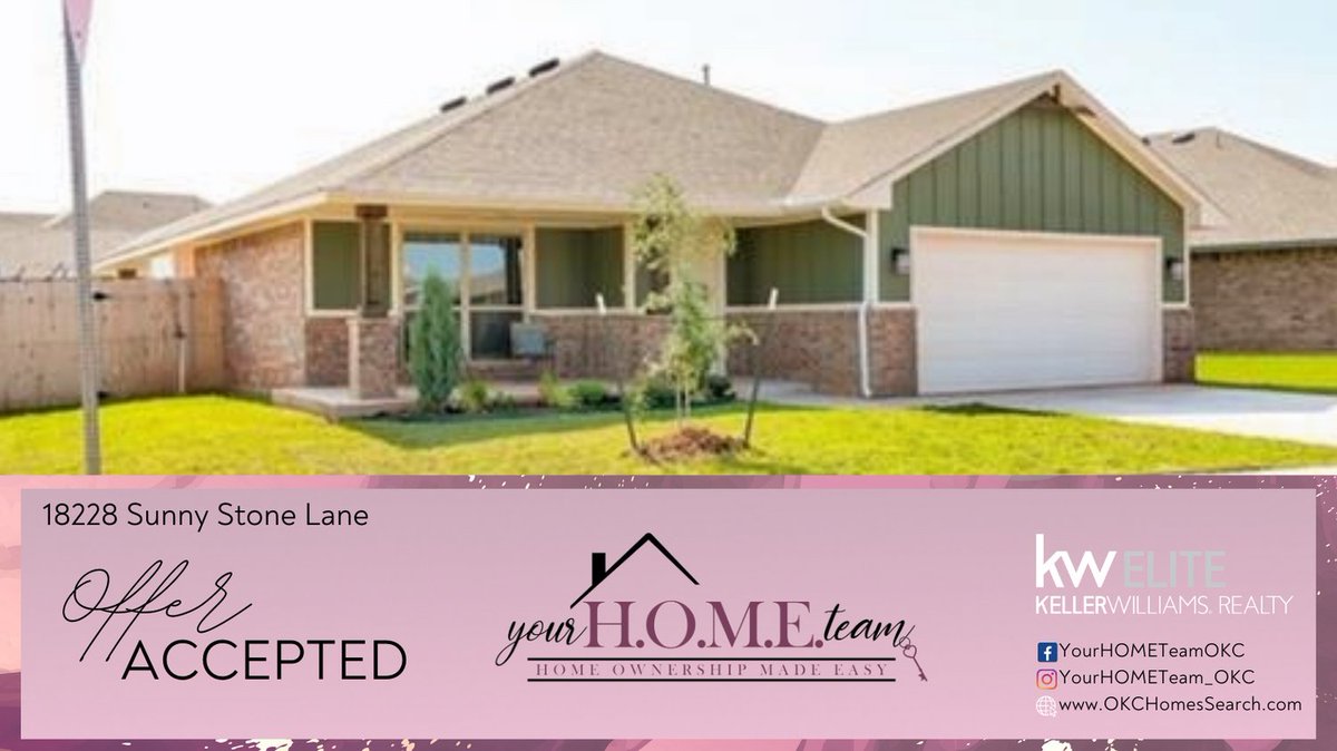 🥳Congratulations to our Buyers on their accepted offer!!👏👏👏 ✨🤩🏡🥳
#happybuyer #happybuyers #yourhometeam #yourhometeamokc #edmondrealestate #edmondrealtor #edmondhousesforsale #kwelite #kweliteokc #realestateokc #edmondhomes #edmondoklahoma #okcrealestate #okcrealtor