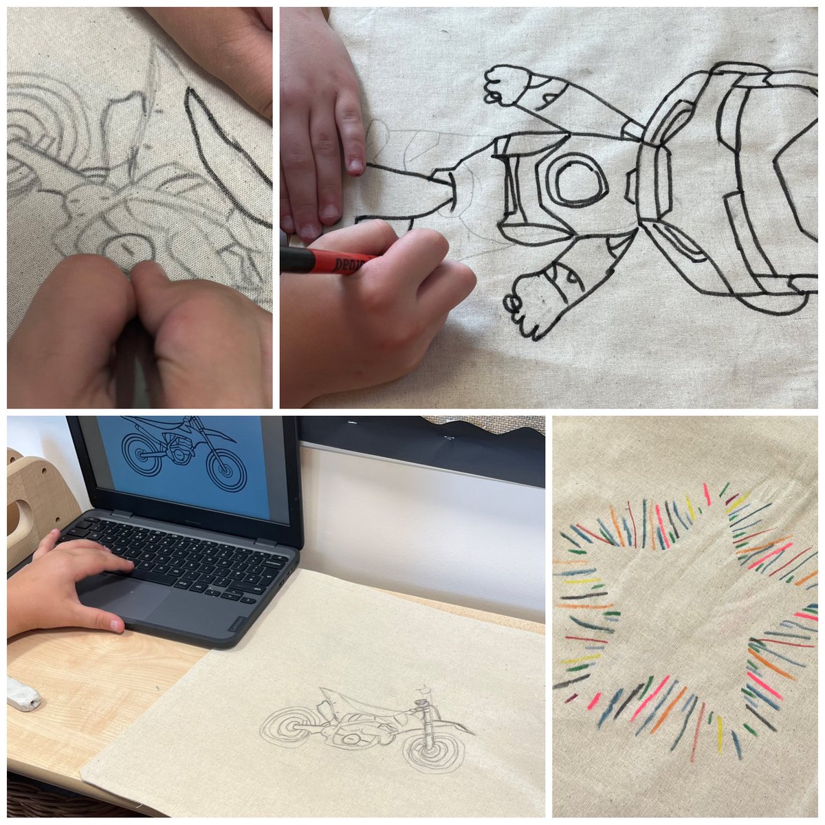 A wonderful afternoon of #ArtandDesign and some (radio edit) Eminem. P7s at Bent Primary all set for new learning opportunities at <a href="/LesmahagowHigh/">Lesmahagow High School</a> #itsSLC