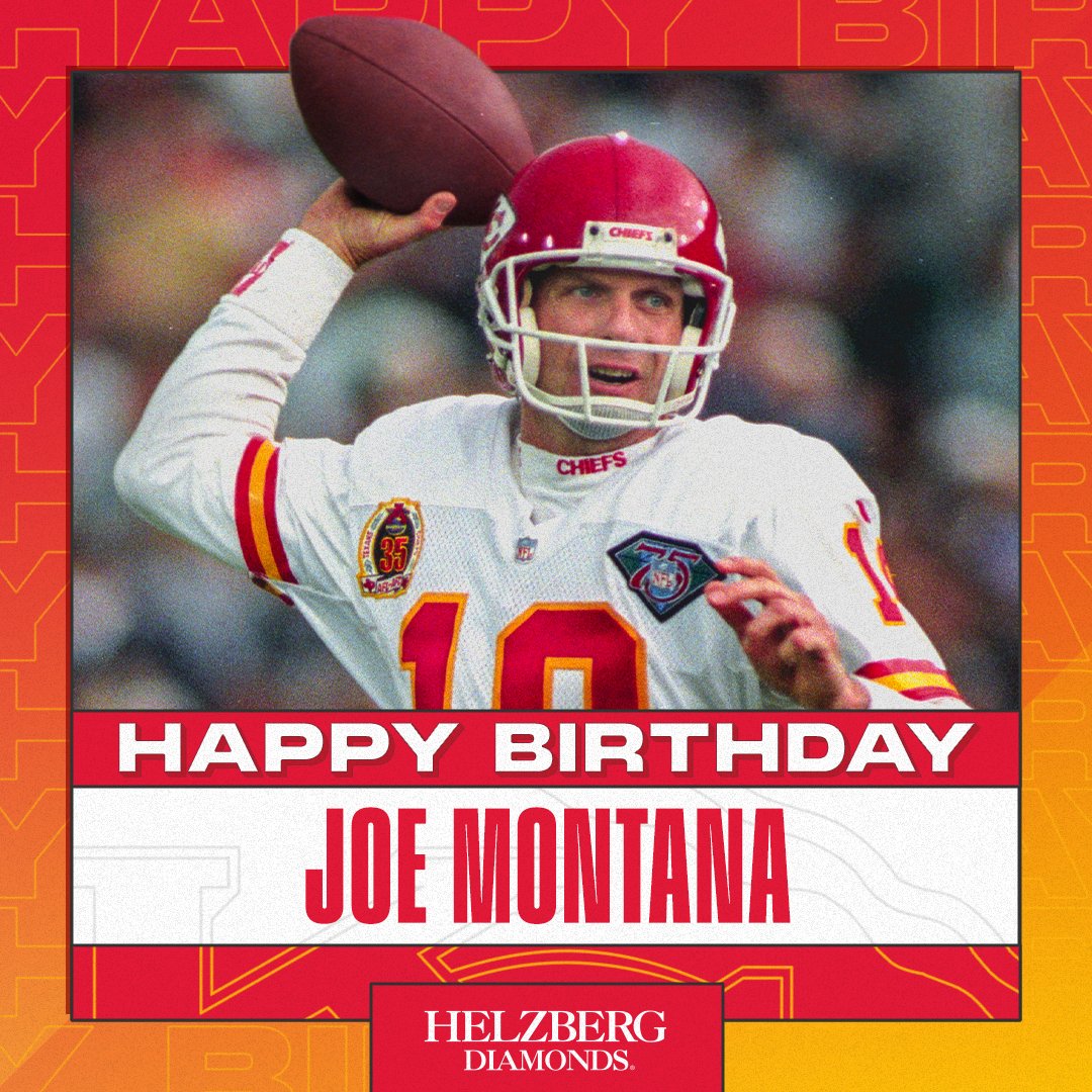 Happy Birthday to one of the best to ever do it, @JoeMontana! 🎉