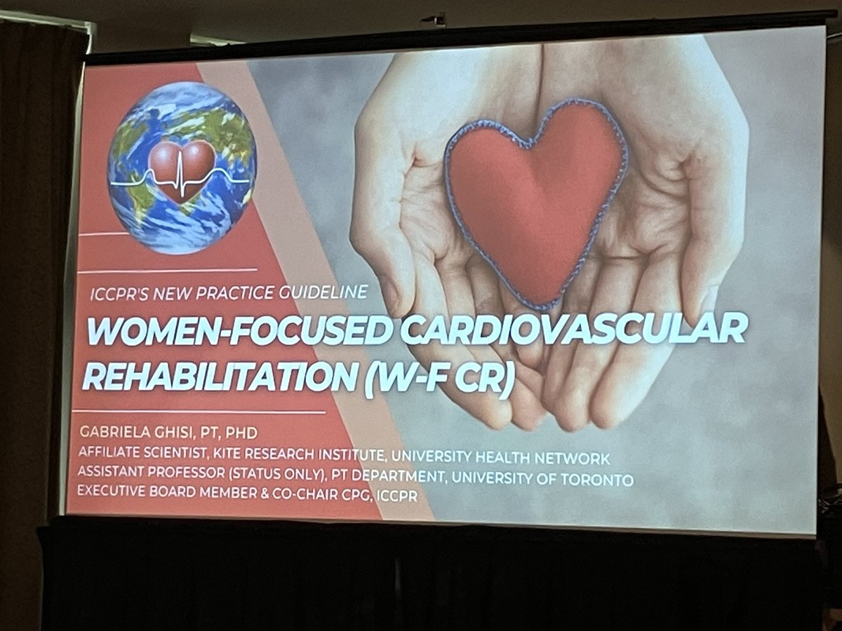 Great to hear about ICCPR’s recently published guidelines on Women-Focused CR at the CACPR annual spring conference!
 @CACPR_1 @ICCPR_GlobalCR 
Find the guidelines at: doi.org/10.1016/j.cjca…