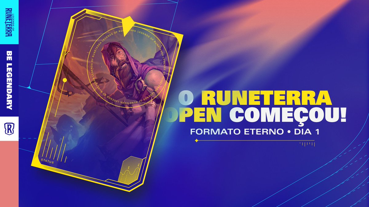 RuneterraBrasil's tweet image. Sentiu chegando?

Cartas na mão, a luta pela classificação no primeiro #RuneterraOpen no formato Eterno começa AGORA!

Acesse o LoR e dispute entre 10:00 e 00:00 BRT. 👊