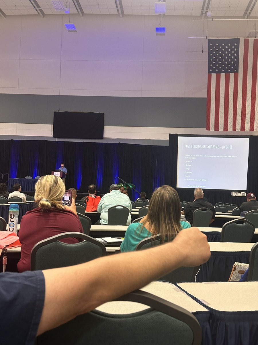 SarahMaplesATC's tweet photo. Thankful for the opportunity to attend South Padre Athletic Trainers conference💚 Enjoying learning what’s best for our athletes. Can’t wait to bring all these great things to back Brenham. Excited to see what the rest of the conference holds.  

#SPATS #ATsmatter  @VATA_SPATS https://t.co/qqIUfGK4Vg