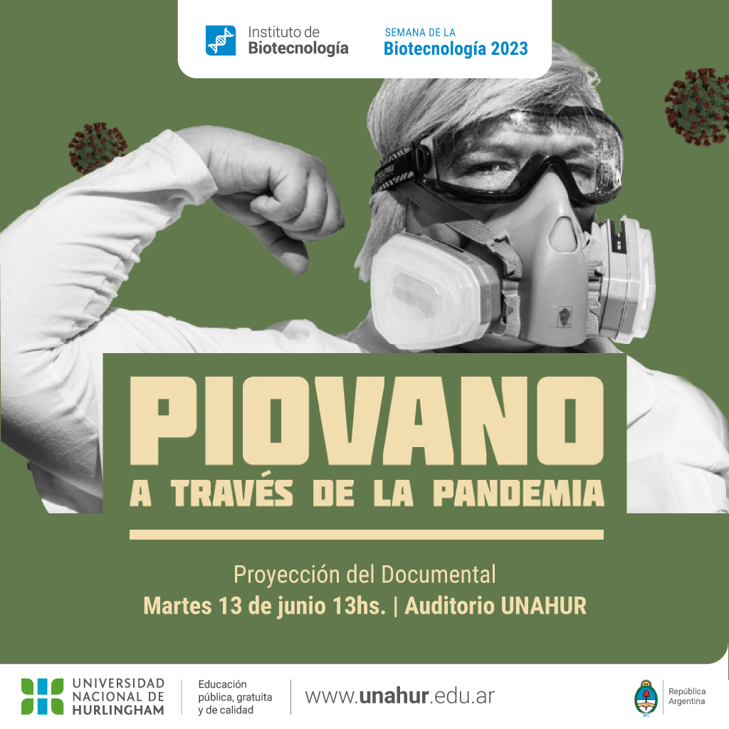 unahurlingham's tweet photo. 🧪Semana de la Biotecnología en la @unahurlingham 

🗓️Del 13 al 16 de junio  participá de las charlas, visitas de Empresas, concurso de fotografía  y la  Proyección del Documental “Piovano, A través de la pandemia”  Consultá las actividades en:  https://t.co/blAvGXmCAJ https://t.co/qcKqSvkdoH