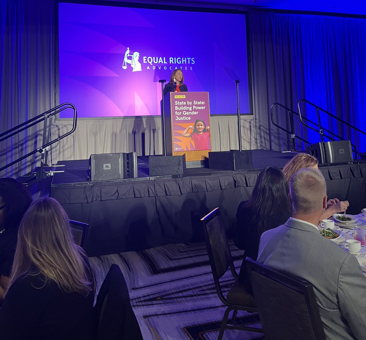 <a href="/farrellERA/">Noreen Farrell</a> giving <a href="/EqualPay2dayOrg/">equalpaytoday</a> a shoutout at #ERAGala! 

Btw, happy 60th anniversary the Equal Pay Act of 1963 and happy TENTH anniversary to <a href="/EqualPay2dayOrg/">equalpaytoday</a> 🎉