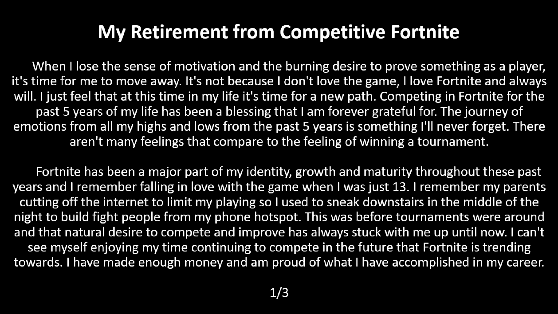 Fortnite comp report on twitter rip siphon in tournaments https
