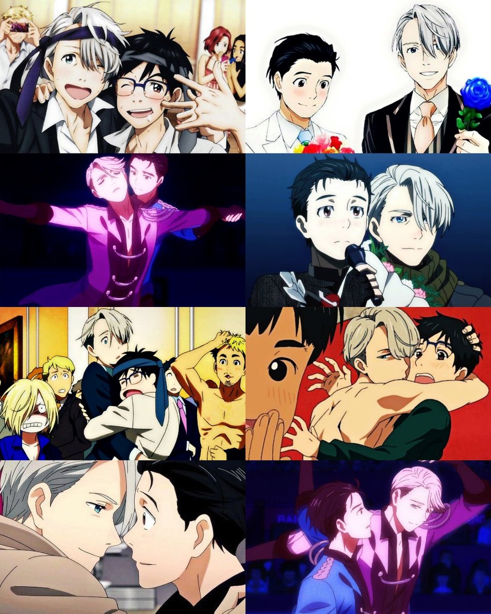 It was them. They changed my life so much! 😭♥️ #yoi #yurionice #victuuri
