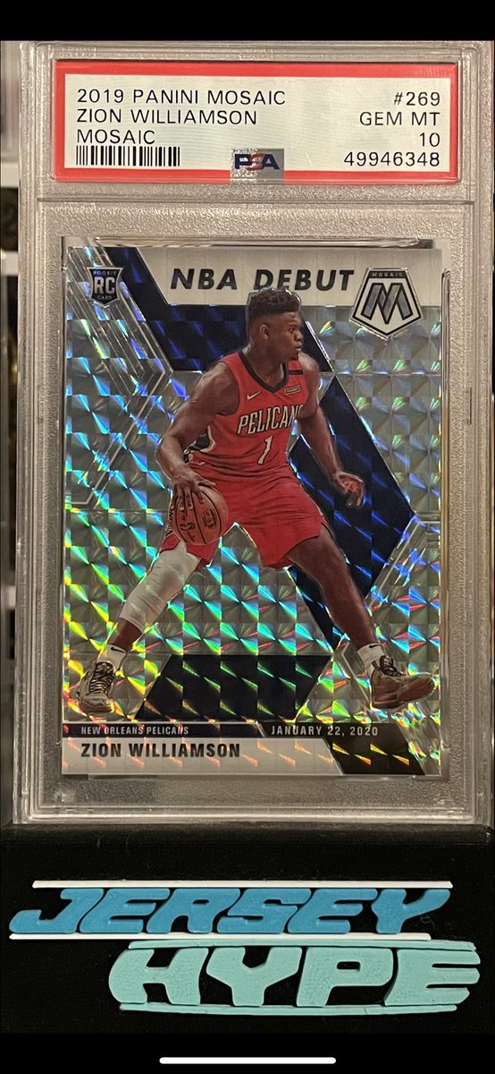 tacticaljam245's tweet photo. Selling Zion Williamson Rookie Card PSA 10 for 55$ Shipped. No trades. RTs Appreciated. @LimitedCards @sports_sell @CardboardEchoes @Hobby_Connect @timscards1 https://t.co/6Vti2PXTY3