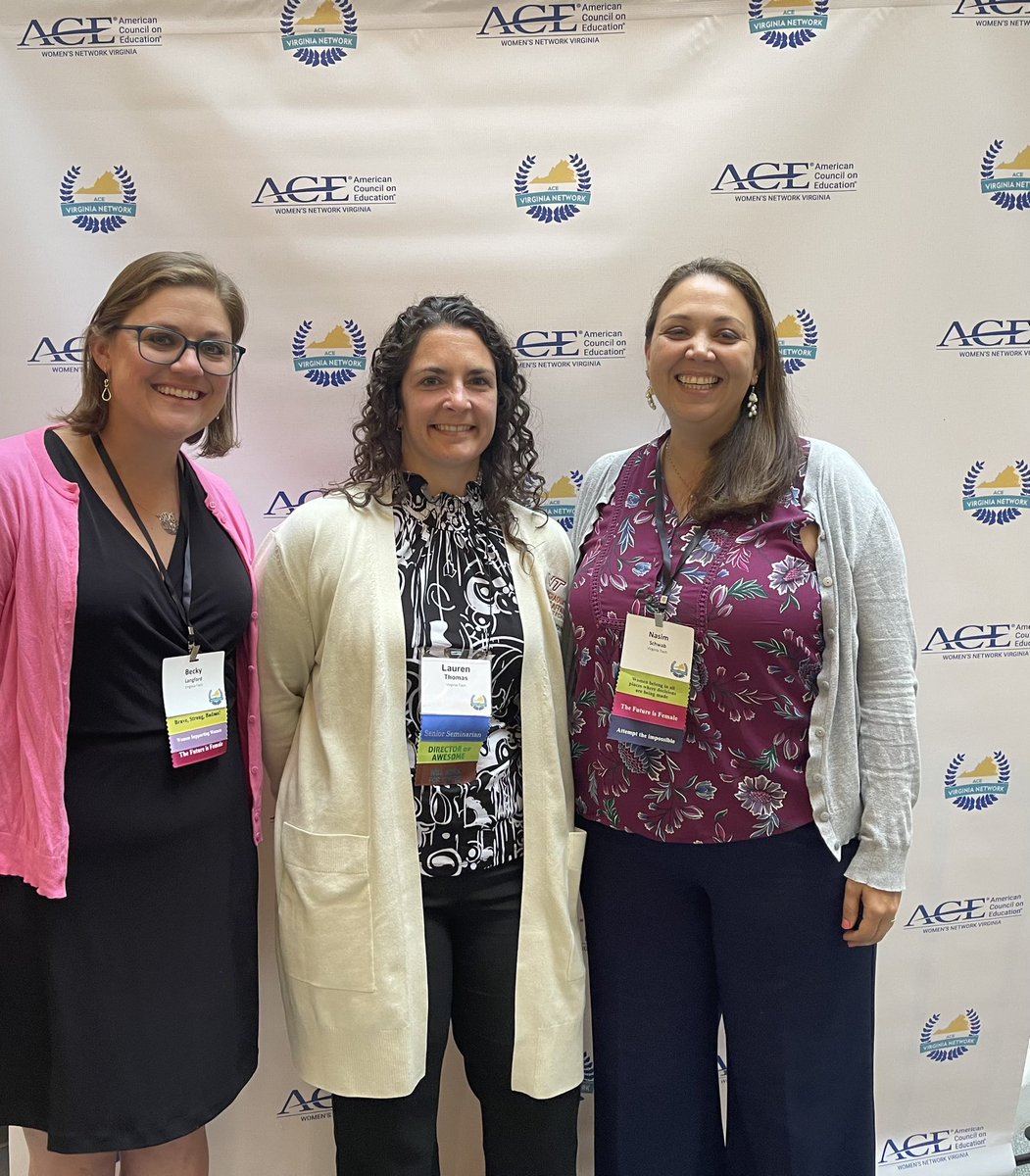 What a great day reconnecting with classmates and engaging with women in higher education in the commonwealth! #VAnetwork23