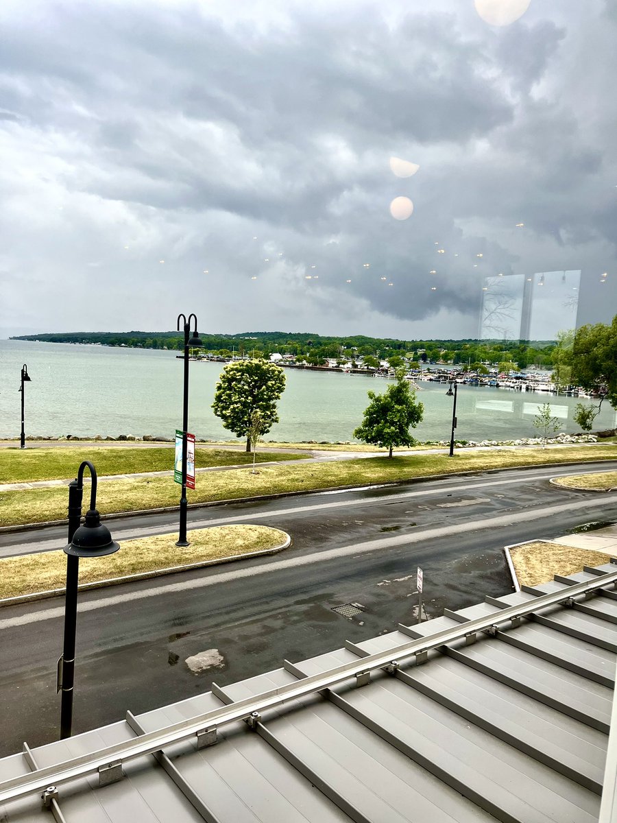 TGIF! 🎉 Even the rain can't dampen this view.  Join us for a beer and great company, and enjoy the beauty that surrounds us. Rain or shine, we're here to make your day brighter. Cheers to good times and a beautiful view! 🌧️🍻 #YoungLionBrewing #DrinkInTheLionsDen