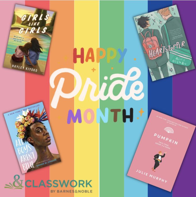 Happy Pride! Check out some of our YA titles that celebrate and represent you! #HappyPrideMonth2023 #bookstoreswelcomeall <a href="/andimJULIE/">Julie Murphy</a> <a href="/HayleyKiyoko/">Hayley Kiyoko</a> <a href="/AliceOseman/">Alice Oseman Updates</a> <a href="/IamGMJohnson/">George M Johnson Garçon</a>  #Pride2023 ✨