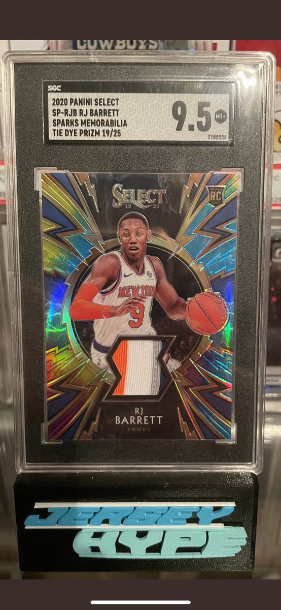 tacticaljam245's tweet photo. Selling RJ Barrett Rookie Tie Dye /25 for 200$ Shipped. No Trades. RTs Appreciated. @LimitedCards @timscards1 @CardboardEchoes @Hobby_Connect @sports_sell https://t.co/6ilO5I5Wg0