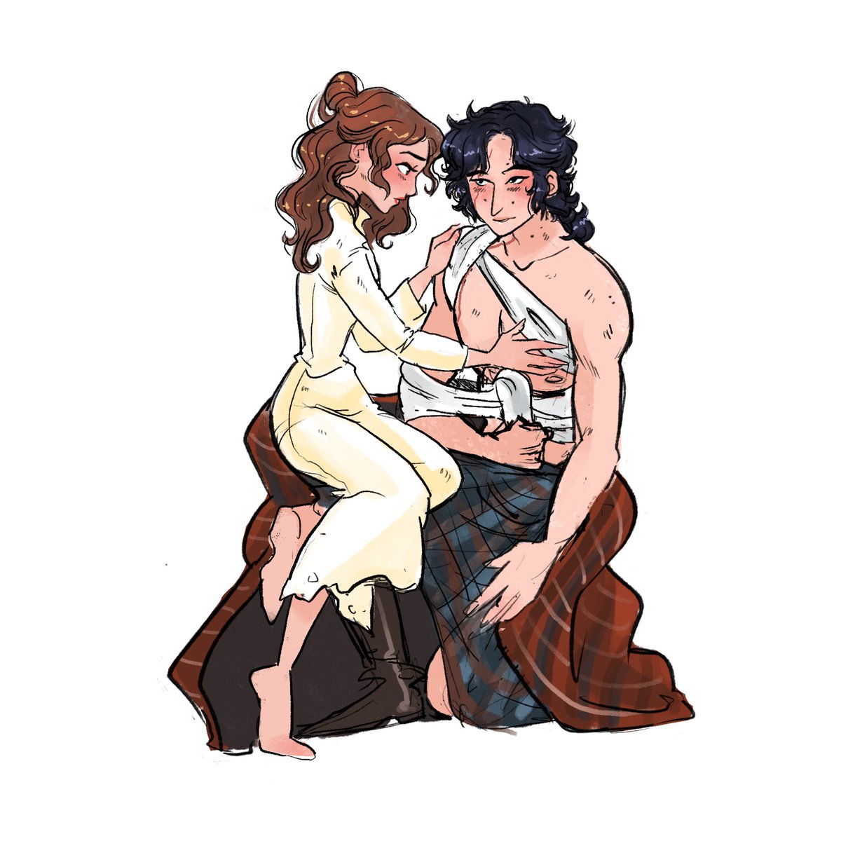 Reylo Outlander Au. because why not.