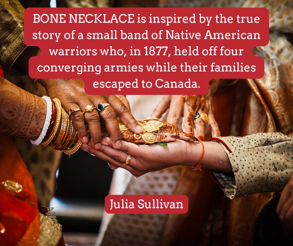 TwBookClub's tweet photo. Today's Chat with Sarah features Julia Sullivan author of Bone Necklace. @JuliaSullivan10 Set in the American West, this historical fiction tells the true story of the Nez Perce. Learn more about the book and the author here:

https://t.co/Ohy7Ao4Dhp https://t.co/D2lGFIvFKk