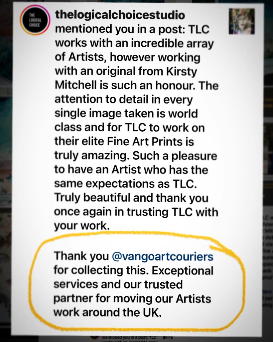VanGoArtCourier's tweet photo. Last week we assisted @thetlcgroup in getting this lovely image from #kirstymitchellphotography to them. Not we’re they lovely to deal with but wrote a belter of a review. looking forward to assisting you. 
#art #artlogistics #artdelivery 
#arthandler #arthandlers 
#arthandling https://t.co/0B6NzuXJhS