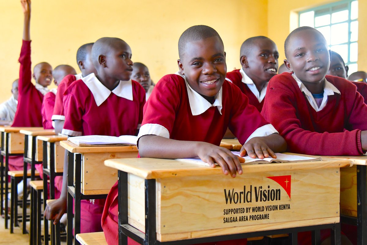 WorldVisionKE's tweet photo. Today we marked the 2nd anniversary of our first locally funded Area Programme (branch) in #Salgaa, Nakuru County, by donating 260 desks (worth over KSh.1 Million), as well as 738 dignity kits and food items to Chepseon Primary School. #TransformSalgaa https://t.co/BEi3R98T0M