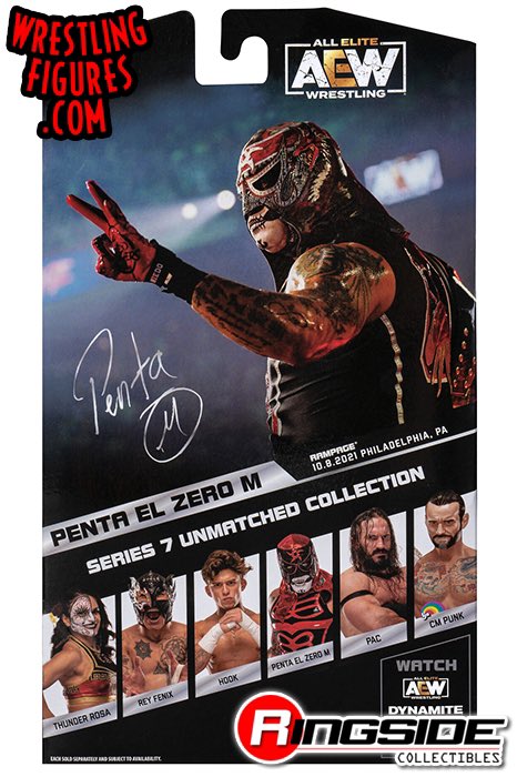 Ringside Collectibles on X: AEW Unmatched Series 7 @PENTAELZEROM