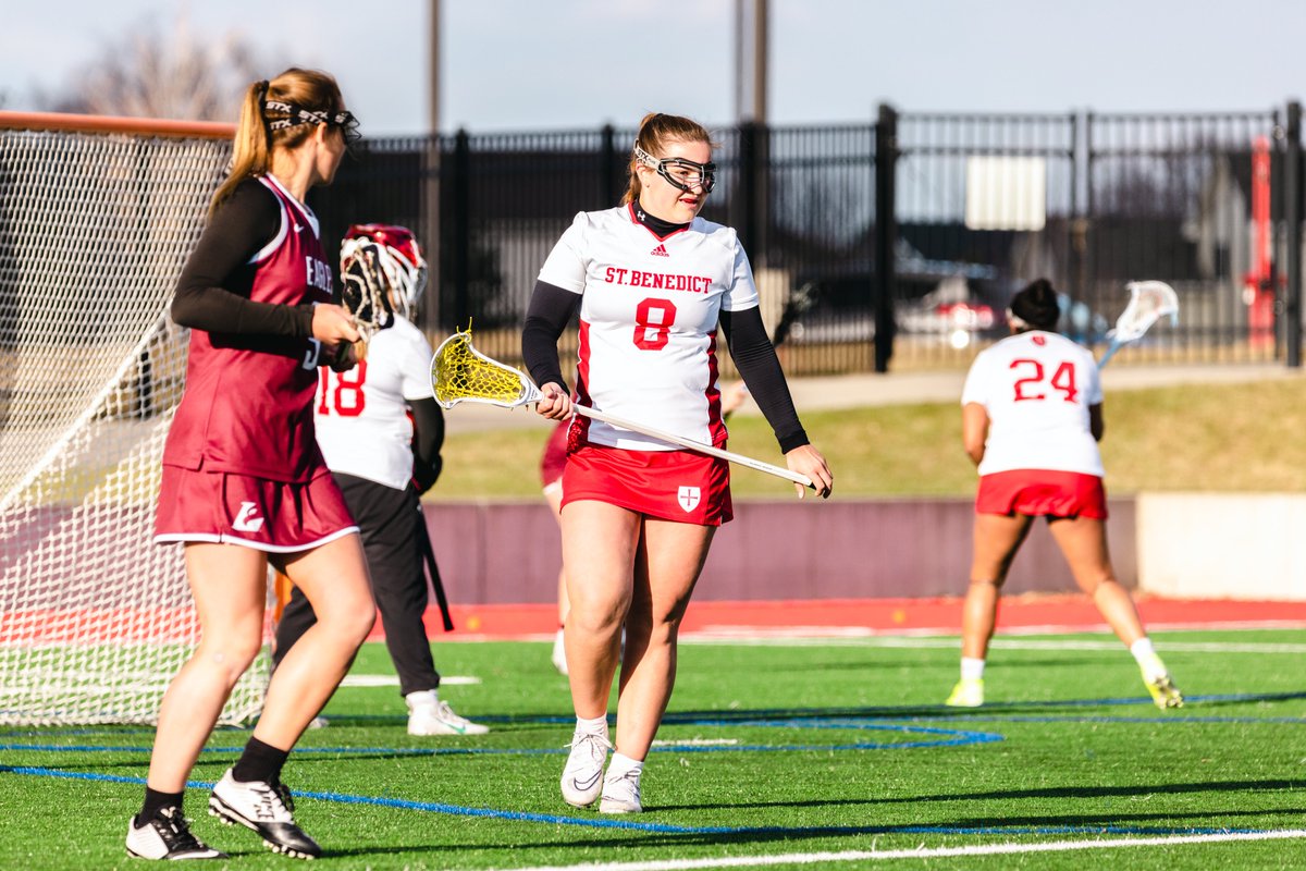 .@CSB_Athletics Player of the Year nominee Sami Hackley of lacrosse was named @MWLC1 Rookie of the Year, & first team honoree in helping CSB win the league (7-0, 11-3) in its inaugural season. She had 36 goals, 10 assists, 46 points & 11 multi-goal games. 

#BennieNationProud