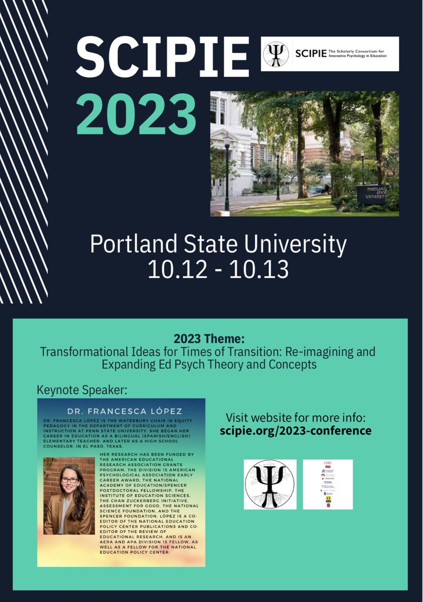 Favorite Ed Psych conference! See you in Portland!