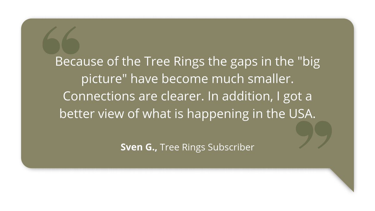 Gain immediate access to all FFTT Tree Rings reports when you subscribe  here: https://t.co/a2XRhRCiz4