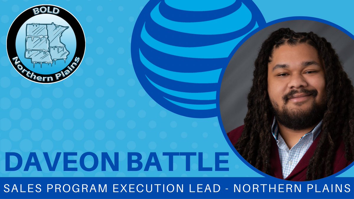 BOLD Northern Plains (@boldnp) on Twitter photo Please join us in congratulating our new Sales Program Execution Lead for the BOLD Northern Plains, Daveon Battle!! Congratulations, Daveon & welcome to the BOLD Ops team!
#BOLDNorthernPlains #GoWest #LifeAtATT #BOLDCareers <a href="/DBG228/">Daveon Battle</a> Please join us in congratulating our new Sales Program Execution Lead for the BOLD Northern Plains, Daveon Battle!! Congratulations, Daveon & welcome to the BOLD Ops team!
#BOLDNorthernPlains #GoWest #LifeAtATT #BOLDCareers <a href="/DBG228/">Daveon Battle</a>
