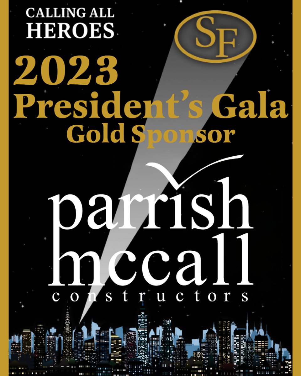 Parrish McCall (@parrishmccall) on Twitter photo PMC is honored to be a sponsor of the 2023
<a href="/SantaFeCollege/">Santa Fe College</a> President's Gala. The Gala is an annual celebration for the college donors, supporters and students who directly benefit from the generosity of others. #SantaFeCollege #PresidentsGala #CallingAllHeros PMC is honored to be a sponsor of the 2023
<a href="/SantaFeCollege/">Santa Fe College</a> President's Gala. The Gala is an annual celebration for the college donors, supporters and students who directly benefit from the generosity of others. #SantaFeCollege #PresidentsGala #CallingAllHeros