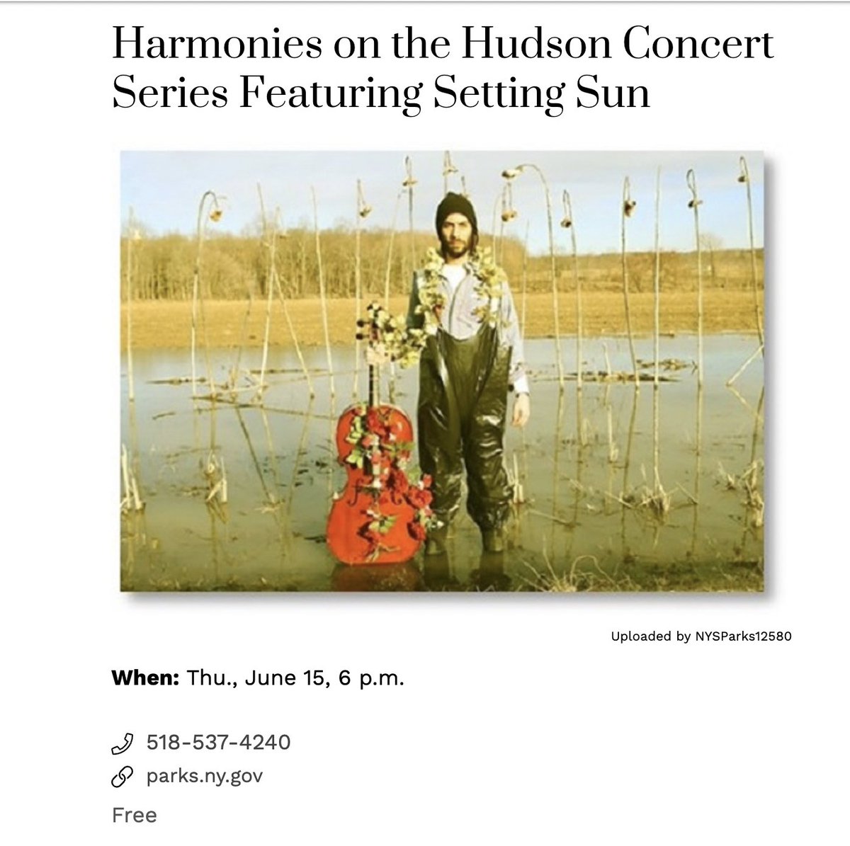 YLRecords's tweet image. Harmonies on the Hudson Concert Series Featuring Setting Sun chronogram.com/hudsonvalley/h… via @chronogram