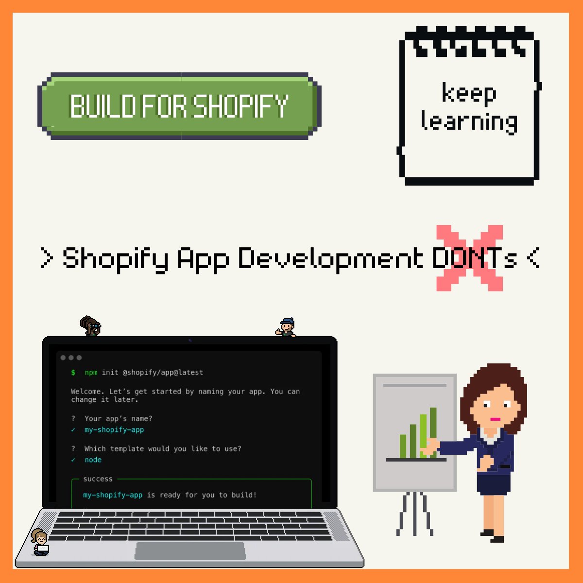 multiinsight's tweet photo. Mistakes to avoid while developing Shopify App:
1️⃣Keep it simple—build a minimum viable product (MVP)
2️⃣Test your app thoroughly—avoid testing in production
3️⃣Engage with a human app reviewer
4️⃣Separate staging &amp; production environments
Read it in detail: https://t.co/tWEwDbW52I https://t.co/M0T1wfi8PW
