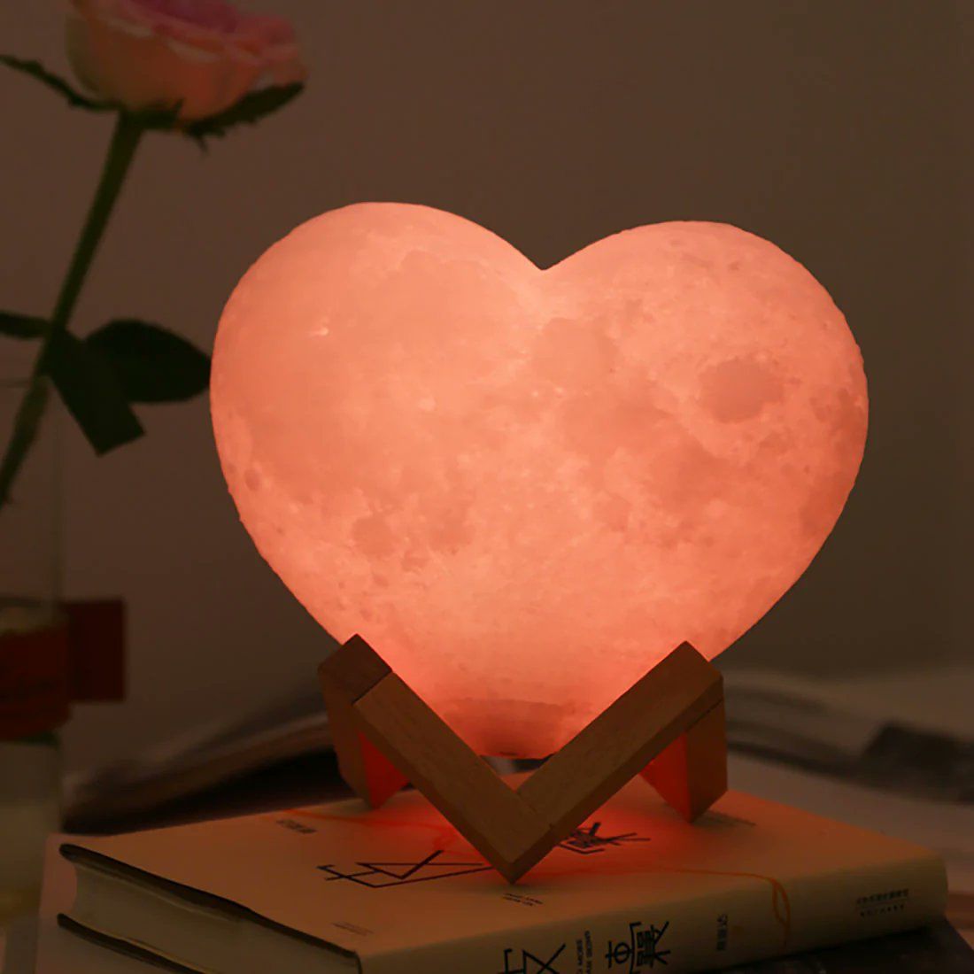 heart shaped lamp