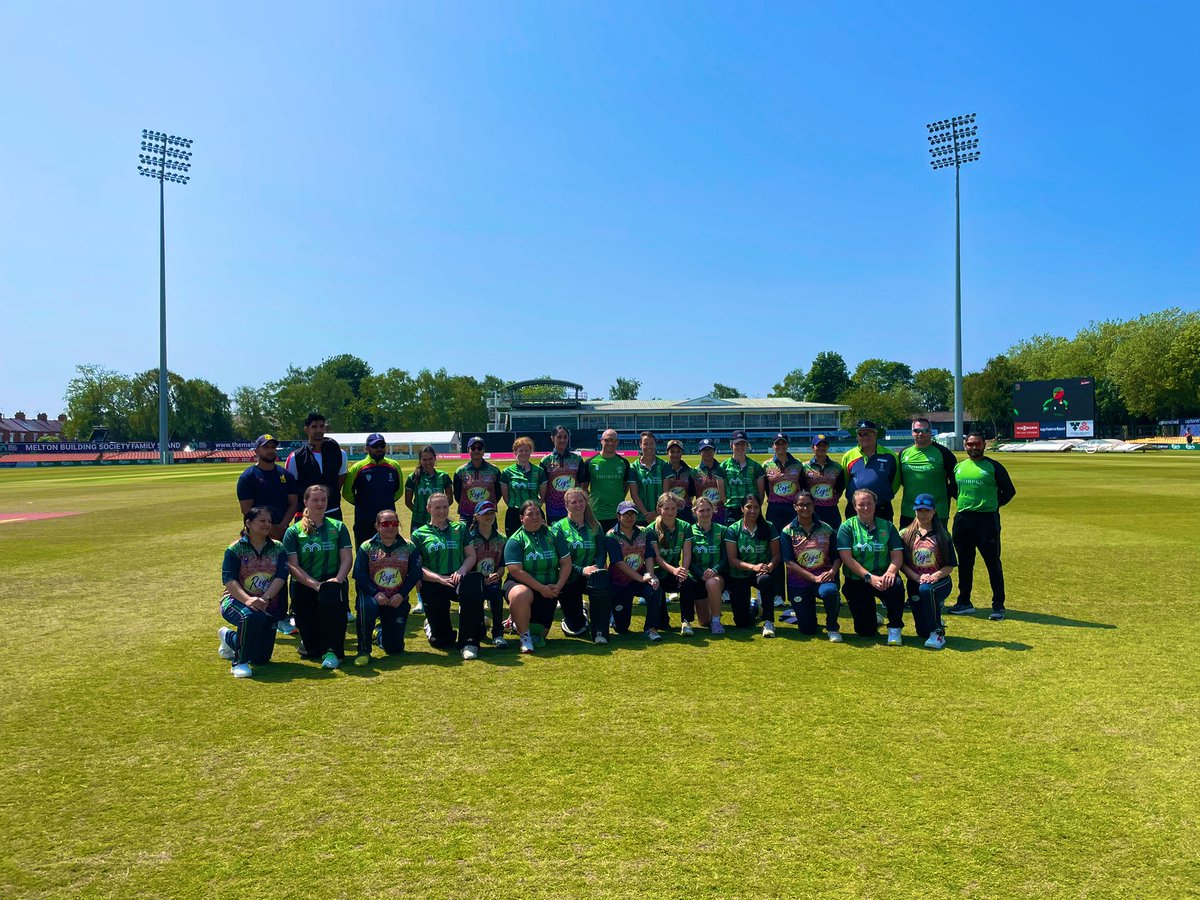 👏🏻 Thank you to everyone that came down and support our team @leicsccc Thank you @NatAsianCC @Sabanasim7 @kay_baig hope you enjoyed the day. #LCCCWomen #Equity #HerGameToo