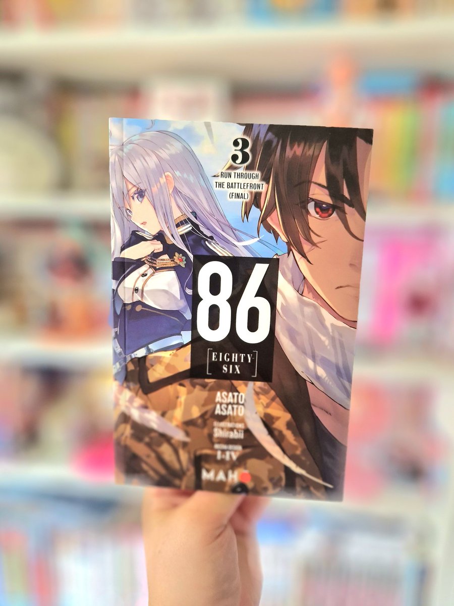 SayaHaruna17's tweet image. Que j'aime #chocolatevampire 😍 (@Soleil_Manga). #Atescotes est une pure merveille et un vrai bonbon 🍬 tellement heureuse que l'anime ait été annoncé 😍 (@AKATAmanga) et comment mieux commencer son week-end qu'avec le T3 du LN de #86eightysix (@MahoEditions) un vrai bonheur 💖