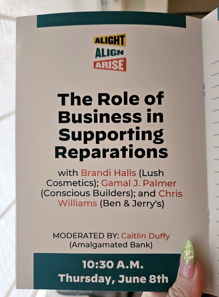 Humbled to have been present for this joy-filled national reparations conference hosted by @DecolonizWealth in ATL, with many Amalgamated partners in the room. Congrats to the whole team on an event beautifully done. 'Reparations is love in action.' #decolonizingwealth