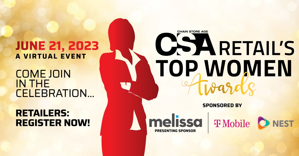 ATTENTION RETAILERS! Join us on June 21st for the "CSA Retail's Top Women Awards" when we honor top female executives across retail technology, supply chain, store development/facilities and real estate. Register Here: events.ensembleiq.com/csaretailstopw…… #retail #retailnews