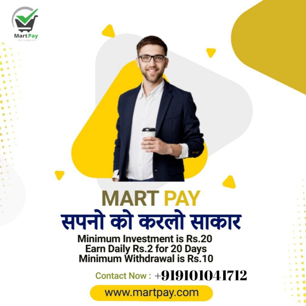 AlamMaz3's tweet photo. 🌹WELCOME TO MART PAY🌹

🌎LOUNCHING 5 JUNE 2023🌎

🥇Joining Only On 👉₹100
🥈Daily Return 👉 ₹20
🏅Validity Days 👉 20
💸Minimum Widhrawal 👉 ₹50

✍️☎️Join Now.
Call &amp; WhatsApp.+919101041712

WhatsApp Group👇https://t.co/wGfuWdE85d

🔗Join Link👇👇👇
https://t.co/P2jEDw2hAA https://t.co/vJP13BcTHF