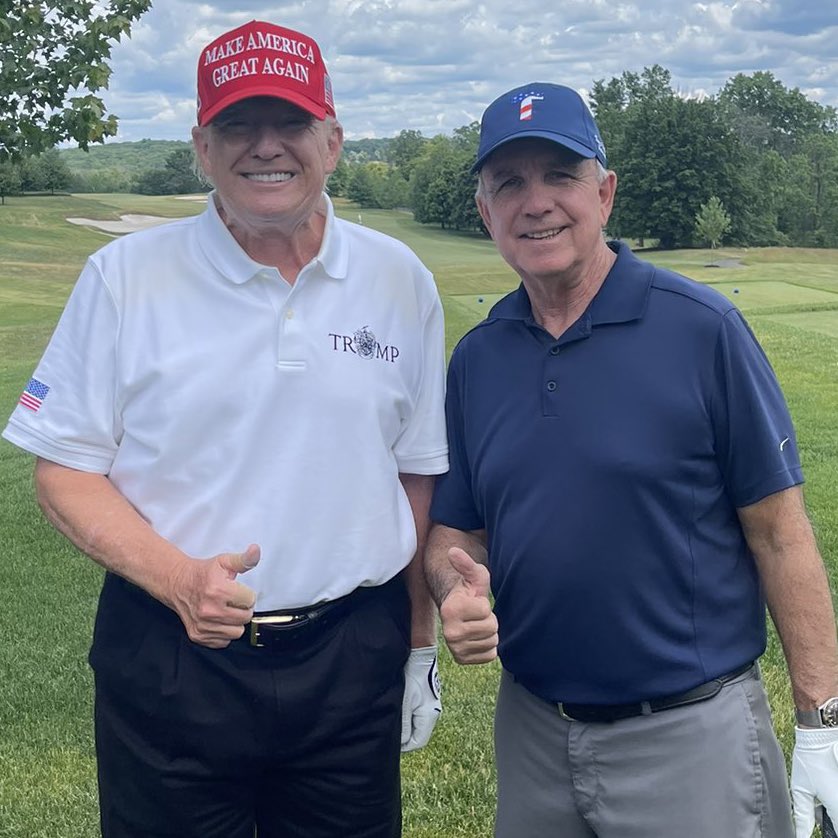 THIS MORNING: President Trump Pictured with <a href="/RepCarlos/">Rep. Carlos A. Gimenez</a>

No one will break his spirit. We won’t let them.

RT if you stand with President Trump 🇺🇸
