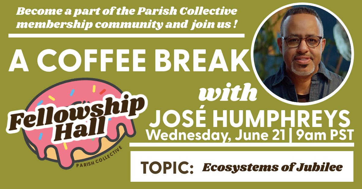 Pick up your copy of Ecosystems of Jubilee and join <a href="/JoseHumphreys/">José Humphreys III</a> and <a href="/timsoerens/">Tim Soerens</a> in conversation around this important book! Don't miss the chance to share your own thoughts and questions with one of the co-authors!