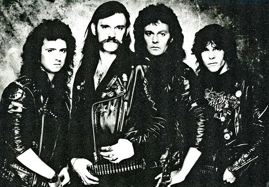 Motörhead the Orgasmatron line up 
Happy Birthday Pete Gill   