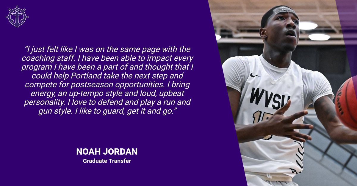 The newest Pilot on The Bluff, Noah Jordan. Grad transfer from West Virginia State.

🔗bit.ly/3OZok5j

#WeArePortland
#GoPilots