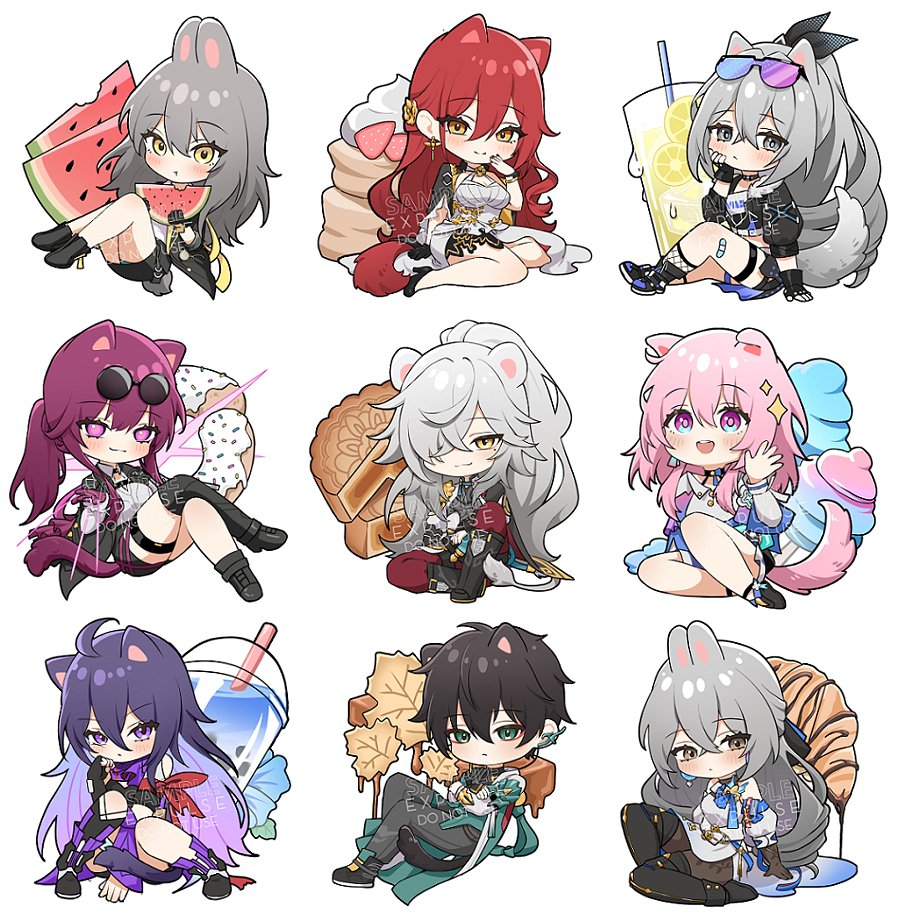 「Cuties with a snacc  #HonkaiStarRail」|NANA🍌Sakuracon 2316のイラスト