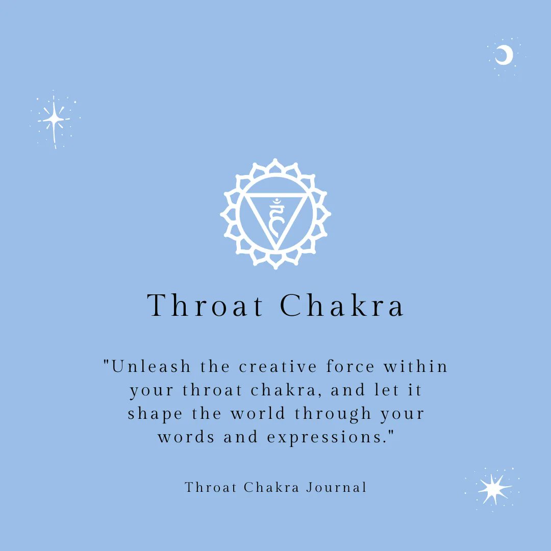 ThroatJournal's tweet photo. Unleash the creative force within your throat chakra, and let it shape the world through your words and expressions.

#throatchakra #chakra #dailyaffirmations #affirmations #positiveaffirmations #wordsofaffirmation #dailymotivation #manifestation #journaling #aesthetic https://t.co/OqPJqIcgsA