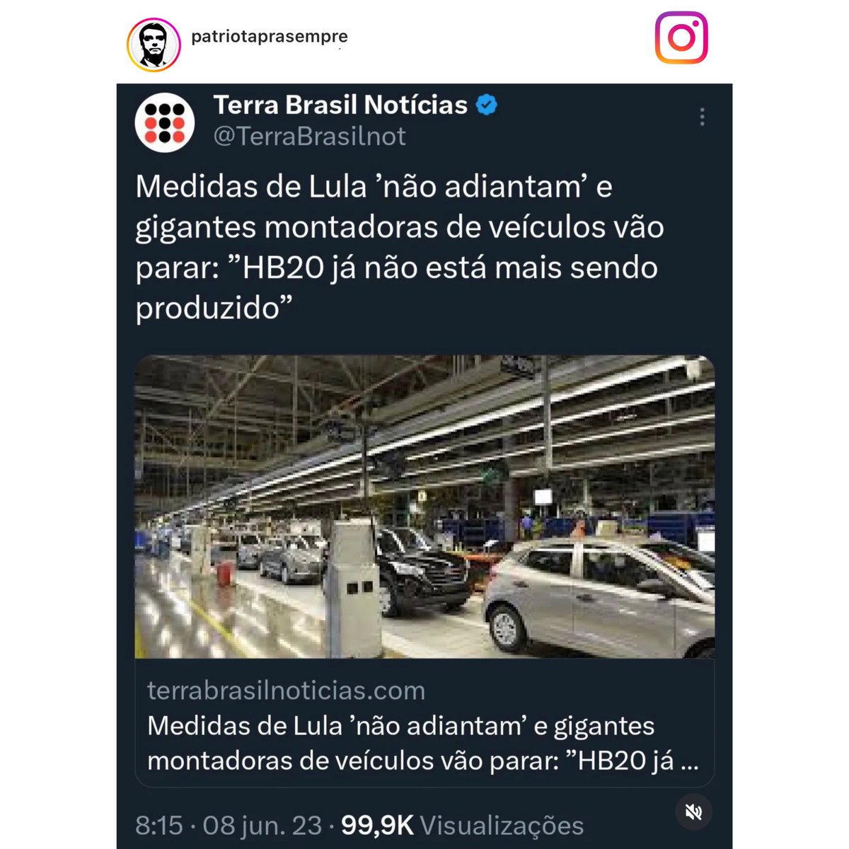 CarlosBolsonaro's tweet photo. De boas, pobre não come carro! https://t.co/OpxPb4j4Ze