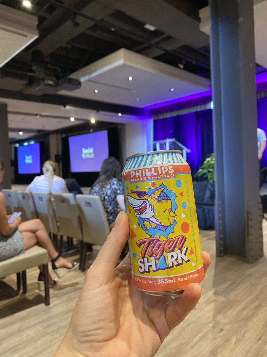 LisaMackay's tweet photo. When @phillipsbeer sponsors your social marketing conference you know it’s going to be good. #SocialWest2023 #socialwest @socialwestca https://t.co/iMOo1xckj5