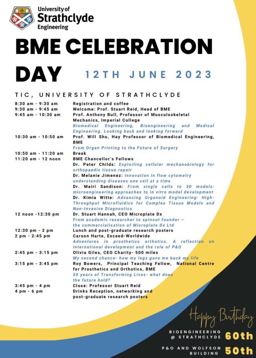 We are very much looking forward to welcoming those who have registered to our #StrathBMECelebration day on Monday the 12th of June <a href="/TIC_conferences/">TIC Conferences</a> <a href="/UniStrathclyde/">University of Strathclyde</a>. 
Our Instagram boards are ready for action! 📸 #60YearsOfBioengineering #50YearsOfProsthetics&amp;Orthotics