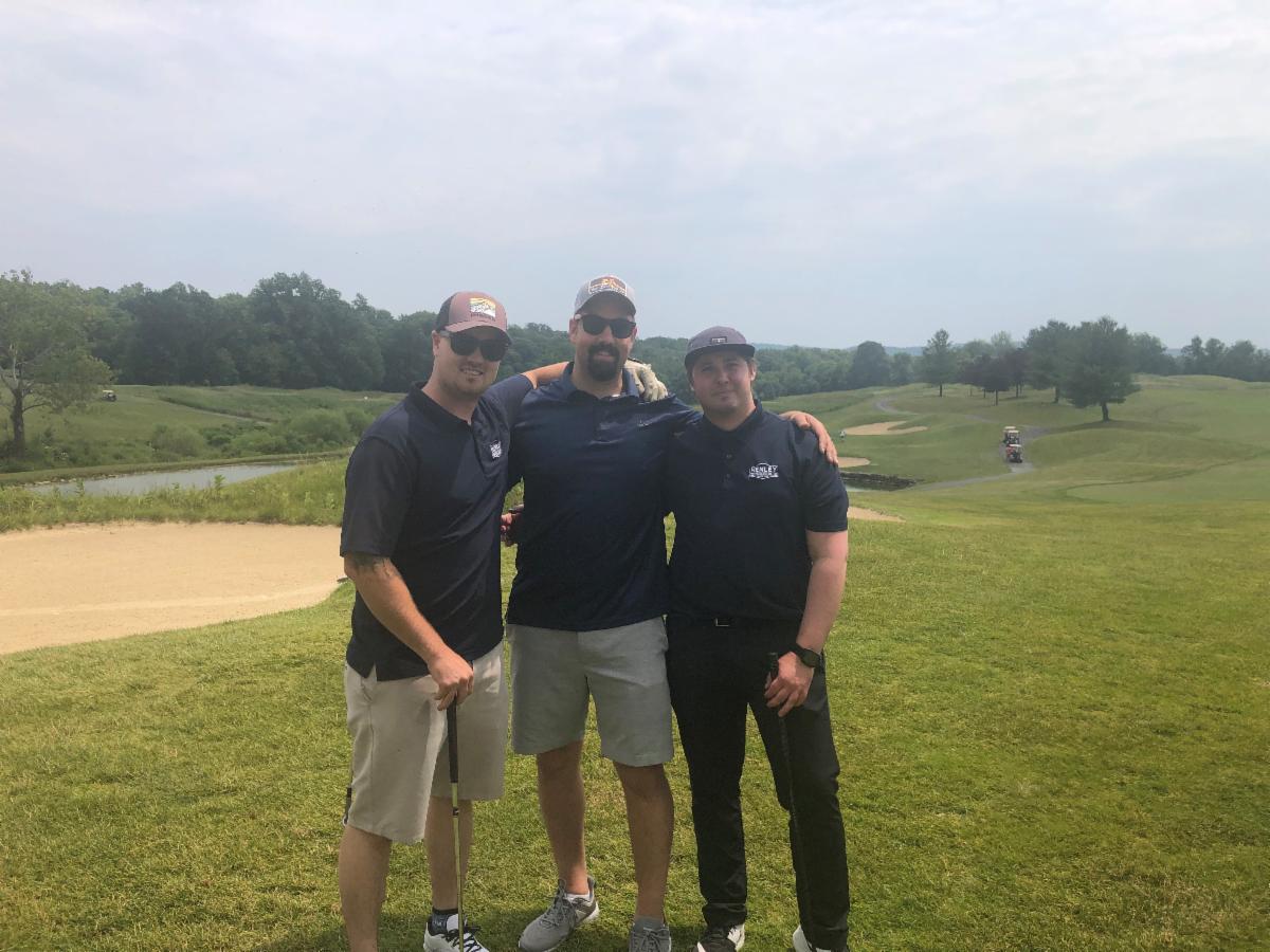 Ryan, Greg, Matt, and Joe, all members of Henley’s Damascus High School project team are out today supporting the school’s local fundraising efforts at their annual 2023 Swarmin’ Hornet Classic Golf Tournament being held at Worthington Manor Golf Club.
#DHS #Hornets #Swarm