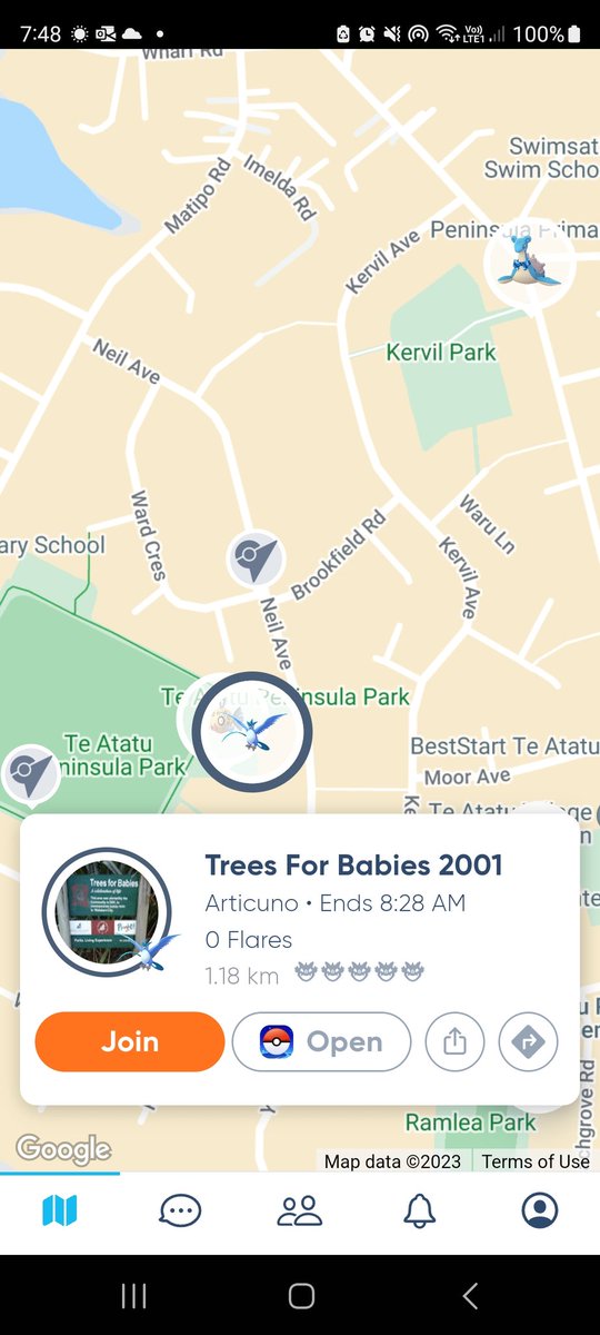 SoonLeeNZ's tweet image. LOL Shadow Articuno raid spawns early... #PokemonGO #shadowRaid