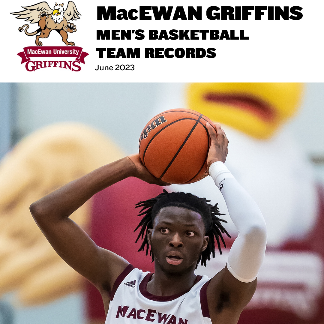 M🏀| RECORD BOOK
With stats that go back as far as 1975, we present your 160-page copy of the @MacEwanU @MacewanBasketb1 record book, now updated through the 2022-23 @CanadaWest season!
#GriffNation

DOWNLOAD/VIEW👇
d2o2figo6ddd0g.cloudfront.net/8/5/trjyab1i4v…